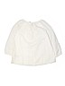 Gap Kids 100% Cotton Solid White Long Sleeve Button-Down Shirt Size L (kids) - photo 2