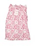 Bouton 100% Cotton Print Pink Short Sleeve Blouse Size 10 - photo 2