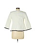 rsvp by TALBOTS 100% Cotton White Blazer Size 6 (petite) - photo 2