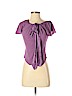 Zac Posen Purple Short Sleeve Blouse Size 2 - photo 1