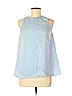 Cos 100% Cotton Blue Sleeveless Blouse Size 6 - photo 1