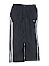 Adidas 100% Polyester Black Track Pants Size 14 - photo 1