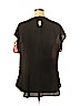 Ashley 100% Polyester Black Short Sleeve Blouse Size 18 - photo 2