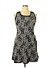 Ann Taylor 100% Nylon Black Casual Dress Size 14 (petite) - photo 1
