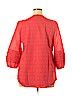 Isaac Mizrahi LIVE! 100% Cotton Red 3/4 Sleeve Blouse Size 16 - photo 2