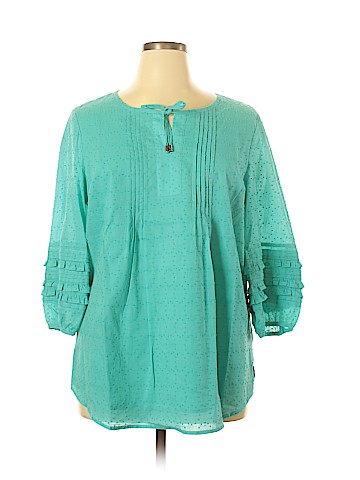 Isaac Mizrahi LIVE! 3/4 Sleeve Blouse (view 1)