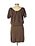 Ann Taylor LOFT Brown Casual Dress Size L (petite) - photo 2