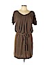 Ann Taylor LOFT Brown Casual Dress Size L (petite) - photo 1