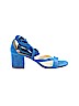 Diane B. 100% Suede Blue Heels Size EU 40 - photo 1