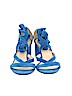 Diane B. 100% Suede Blue Heels Size EU 40 - photo 2