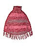 P.S. From Aeropostale Solid Pink Poncho Size 10 - photo 1
