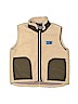 Patagonia 100% Polyester Solid Ivory Vest Size 8 - photo 1