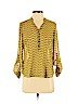 a.n.a. A New Approach 100% Polyester Yellow 3/4 Sleeve Blouse Size S (petite) - photo 1