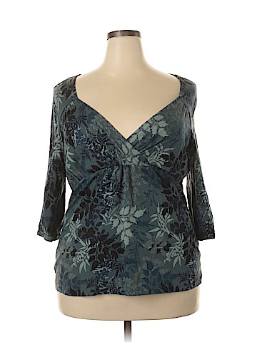 a.n.a. A New Approach 3/4 Sleeve Top (view 1)