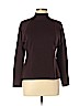 Henri Bendel 100% Merino Wool Purple Wool Pullover Sweater Size L - photo 1