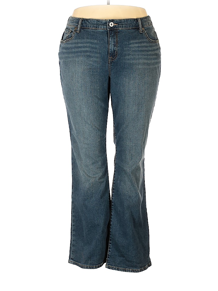 Torrid Solid Blue Jeans Size 2X Plus (2) (Plus) - 66% off | thredUP