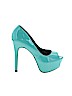 Taylor Says Teal Heels Size 7 - photo 1