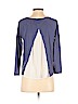 Ann Taylor LOFT 100% Cotton Blue 3/4 Sleeve Top Size XS (petite) - photo 2