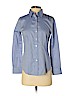 Talbots 100% Cotton Blue Long Sleeve Button-Down Shirt Size 4 (petite) - photo 1