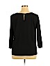 Merona 100% Polyester Black 3/4 Sleeve Blouse Size XL - photo 2
