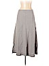 J.jill 100% Linen Gray Casual Skirt Size L - photo 1