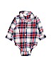 Baby Gap 100% Cotton Red Long Sleeve Onesie Size 6-12 mo - photo 1