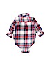 Baby Gap 100% Cotton Red Long Sleeve Onesie Size 6-12 mo - photo 2