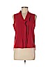 Calvin Klein Red Sleeveless Blouse Size M (petite) - photo 1