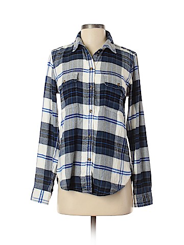 American Eagle Outfitters Long Sleeve Button-Down Shirt (view 1)