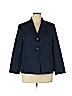 Alfred Dunner 100% Polyester Blue Blazer Size 16 (petite) - photo 1
