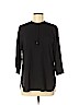 Uniqlo Black 3/4 Sleeve Blouse Size M - photo 1
