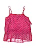 The Children's Place 100% Polyester Print Pink Sleeveless Blouse Size M (kids) - photo 2
