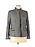 Armani Collezioni Gray Wool Coat Size 16 - photo 1