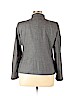 Armani Collezioni Gray Wool Coat Size 16 - photo 2