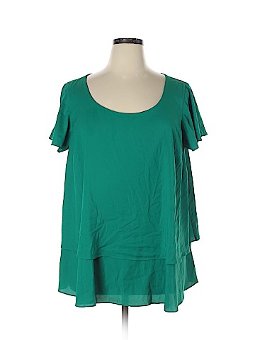 Lands' End Short Sleeve Blouse (view 1)