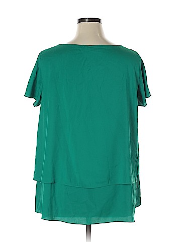 Lands' End Short Sleeve Blouse (view 2)
