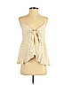 Anthropologie 100% Cotton Ivory Sleeveless Blouse Size M (petite) - photo 1