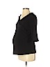 Mimi Maternity Black 3/4 Sleeve Top Size S - photo 1