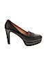 Longchamp 100% Leather Black Heels Size EU 38 - photo 1