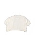 Justice Solid White Shrug Size 8/10 - photo 2