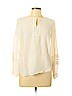 Ann Taylor LOFT 100% Viscose White Long Sleeve Blouse Size M - photo 1