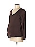 Gap - Maternity 100% Cotton Tan Long Sleeve T-Shirt Size M - photo 1