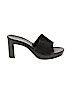 Robert Clergerie for Barneys 100% Suede Black Heels Size 5 1/2 - photo 1