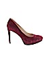 Nine West Burgundy Heels Size 8 1/2 - photo 1