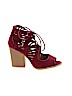 Charlotte Russe Burgundy Heels Size 8 - photo 1