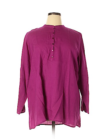 Eileen Fisher Long Sleeve Blouse (view 1)