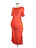 Isabella Oliver Orange Casual Dress Size 6 Maternity (2) - photo 1