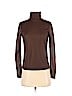 Maryam Nassir Zadeh 100% Polyester Brown Long Sleeve Turtleneck Size S - photo 1