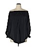 Jennifer Lopez 100% Polyester Black 3/4 Sleeve Blouse Size XL - photo 1