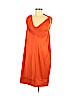 Diane von Furstenberg Orange Cocktail Dress Size 6 - photo 1